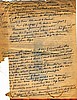 Hand-written historical notes